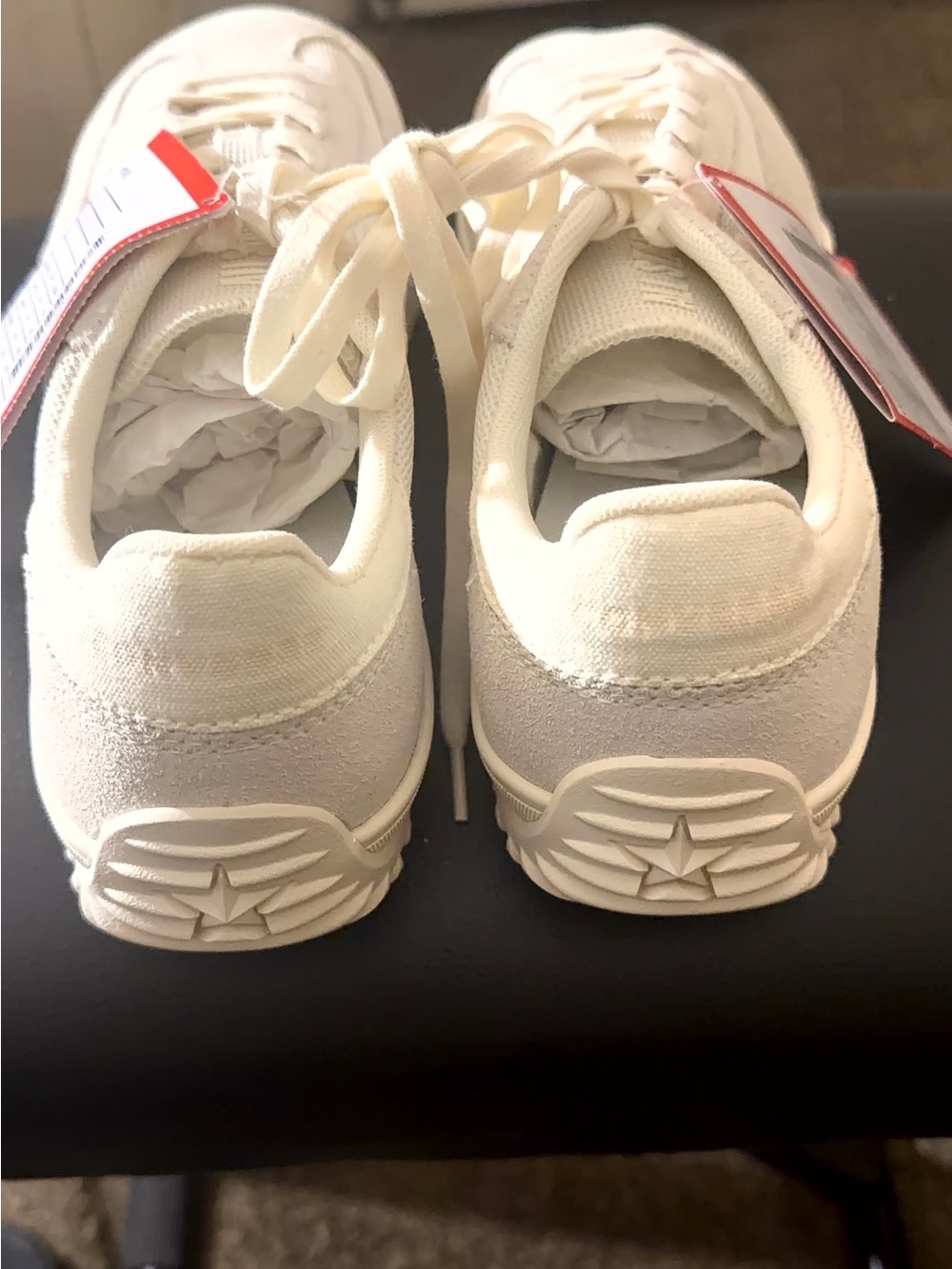 Authentic Original Vintage Style White/Cream Women's Low-Top Sneakers